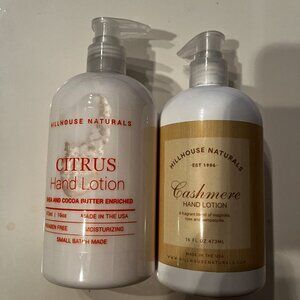Hilljouse Naturals Hand Lotions (2 Bottles / Citrus and‎ Cashmere) (h/x)